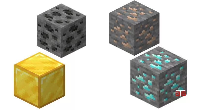 Ores and Minerals Minecraft Blocks