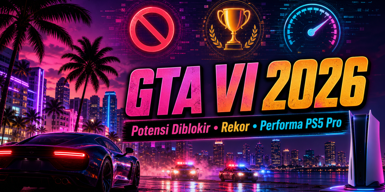 GTA VI 2026: Potensi Diblokir, Rekor, dan Performa PS5 Pro
