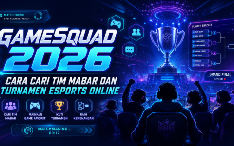 GameSquad 2026: Cara Cari Tim Mabar dan Turnamen Esports Online
