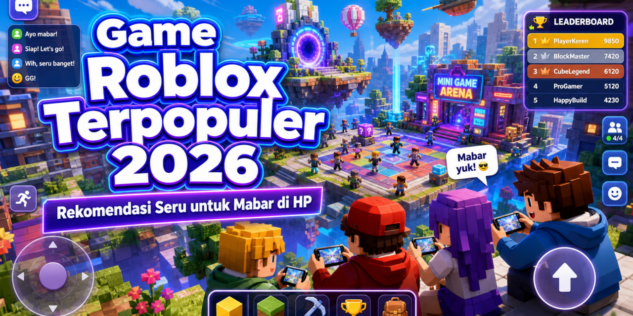 Game Roblox Terpopuler 2026: Rekomendasi Seru untuk Mabar di HP